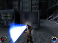 une photo d'Ã©cran de Star Wars - Jedi Knight 2 - Jedi Outcast sur Microsoft X-Box